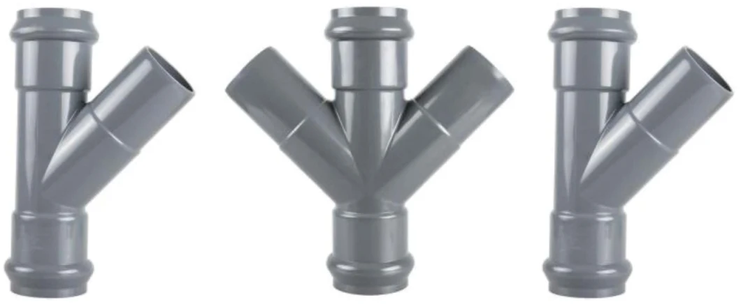 High Quality DIN Standard Plastic Irrigation Pipe Fitting PVC Pressure Pipe Fitting Rubber Ring Joint UPVC Plumbing Pipe and Fittings for Water Supply
