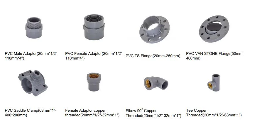 Repairing Pipe Fittings PVC Saddled Repaired Coupling